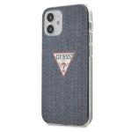 Dėklas Guess GUHCP12SPCUJULDB skirtas iPhone 12, mėlyna