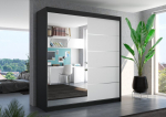 Spinta Olivier, juoda/balta