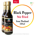 Juodųjų pipirų padažas, Black Pepper Stir Fried sauce, Healthy Boy Brand, 2x250ml