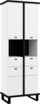 Lentyna Meblocross Cross Cro-18 4D2S, juoda/balta