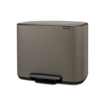 Brabantia &scaron;iuk&scaron;liadėžė Bo, 36 l, ruda