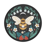 I&scaron;maniojo telefono rankena &ndash; POPSOCKETS &ndash; &bdquo;Bee Boho&ldquo; &ndash; &bdquo;Bee&ldquo; spausdinimas &ndash; Keičiamas &ndash; Suderinamas su &bdquo;PopMounts&ldquo;
