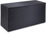 Sodo įrankių dėžė Fieldmann Black Rattan, 125x50x60cm, 1 vnt.
