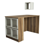 Ra&scaron;omasis stalas Kalune Design 845 (I), rudas/smėlio spalvos