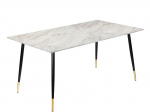 Valgomojo stalas Matcha 66454657, 120x80 cm, baltas
