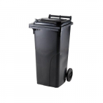 &Scaron;iuk&scaron;lių konteineris 120 L, juodas