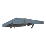 Sodo sūpynių stogelis Patio Toledo 194 x 121 cm pilkas poliesteris
