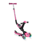 Paspirtukas Globber GO-UP Deluxe Lights / Deep pink