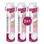 Vatos diskeliai "Cleanic Pure Effect", 3 x 120 vnt. (2+1)