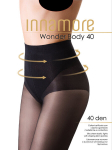 Pėdkelnės moterims Innamore Wonder Body 40 DEN, juodos spalvos
