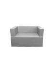Sofa Wood Garden New Bergamo 117 Premium, pilka
