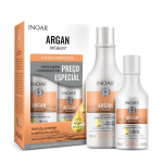 Banguotų ir garbanotų plaukų priežiūros rinkinys Inoar Argan Infusion Perfect Curls Duo Kit