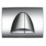 Dvigubas vandens nuleidimo mygtukas 097M chromuotas