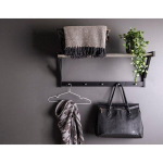 House Nordic Kaia Hat Rack Metal Black 442784