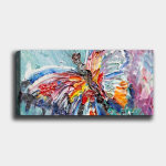 Reprodukcija ant drobės Drugelis, 30x80 cm