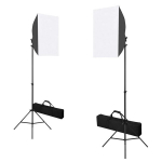Fotostudijos komplektas su &scaron;viestuvais, fonu ir reflektoriumi