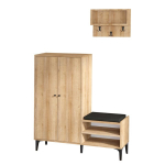 Prie&scaron;kambario komplektas Kalune Design Jess, rudas