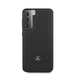 MEHCS21MARMBK Mercedes Leather Urban Cover, skirtas Samsung Galaxy S21, juodas