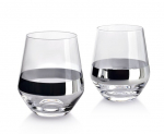 MIRELLA SILVER 2-jų stiklinių rinkinys 450ml - 7.5x6xh9cm