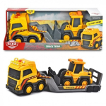 Statybinis žaislas Volvo sunkvežimių komanda, 32 cm, geltona/juoda