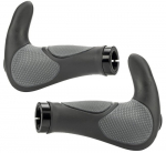 Vairo rankenėlės Azimut Ergo + Bar-Ends 140mm black-grey