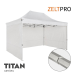 Prekybinė palapinė Zeltpro Titan, 3x4,5m, balta