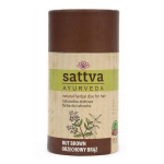 PLaukų dažai Sattva Ayurveda Chna Rudas rie&scaron;utas, 150 g