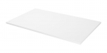Stalvir&scaron;is Deltaco Office Delo-0120 1200 x 750 x 25 mm, baltas