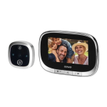 Skaitmeninė durų akutė/skambutis, įra&scaron;ymas, PIR, 4.3 LCD