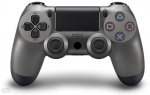 Games World PS4 Doubleshock 4 V2 bevielis žaidimų pultelis / valdiklis, pilkas ( Steel Black), skirtas PS4 / PS5 / Android / iOS