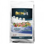 Ironpet Turkey Medium Adult sausas maistas vidutinių veislių suaugusiems &scaron;unims 12kg