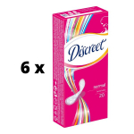 Higieniniai įklotai Discreet Normal, 20 vnt. x 6 vnt. pakuotė