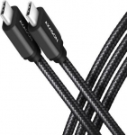 Kabelis USB-C Axagon BUCM3-CM30AB, 3 m, juodas
