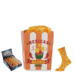 Kojinės vyrams dovanų dėžutėje Snack Time Socks Mexican Nachos, 41-46