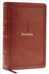 KJV, Personal Size Large Print Single-Column Reference Bible, Leathersoft, Brown, Red Letter, Comfort Print: Holy Bible, King James Version