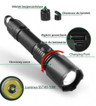 Libox prožektorius LB0109 NEW Black Hand flashlight LED