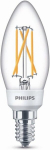 Philips LED Classic scenos jungiklis ekv.40W B35 E14 &scaron;iltai balta lemputė