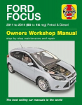 Ford Focus Petrol & Diesel (11 - 14) 60 To 14: 2011 - 2014