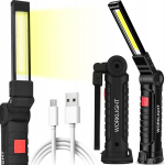 Sulankstoma lempa su magnetu 200lm IP65