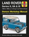 Land Rover Series II, IIa & III Petrol & Diesel Se: 58-85