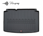Guminis bagažinės kilimėlis VOLKSWAGEN Golf IV 1997-2003, (hatchback) black /6024131