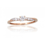 Auksinis žiedas moterims Diamond Sky 4752263026018, 15.5