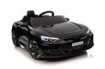 Vienvietis akumuliatorinis automobilis Audi E- Tron GT, juodas