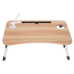 Ne&scaron;iojamojo kompiuterio stalas, rudas