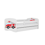 Vaiki&scaron;ka lova su stalčium be čiužinio Kocot Kids Babydreams, 180x80 cm, balta