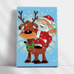 Tapyba pagal skaicius TM Varvikas Merry Christmas MC1087e 20x30 cm