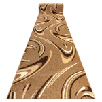 Rugsx kiliminis takas Karmel Fryz - Coffee, 90x320 cm