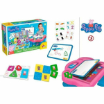 Peppa Pig Super Desk veiklos biuras - LISCIANI GIOCHI - 10 edukacinių žaidimų