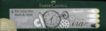 Faber-castell Pitt Artist Pen kaligrafiniai markeriai, 4 spalvos