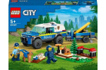 LEGO&reg; City Police 60369 policijos &scaron;unų dresuojamas žaislinis automobilis su priekaba